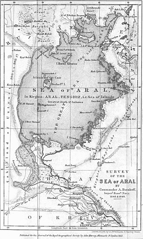 Butakov's map